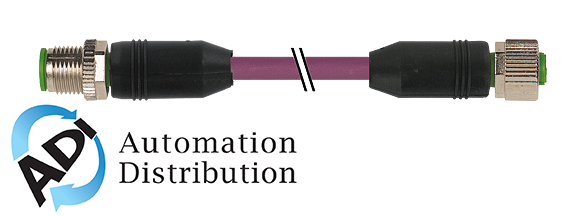 Murrelektronik 7000-40531-8030060 m12 male 0?? / m12 female 0?? devicenet, pur awg24+awg22 shielded vt ul/csa+drag ch. 0,6m
