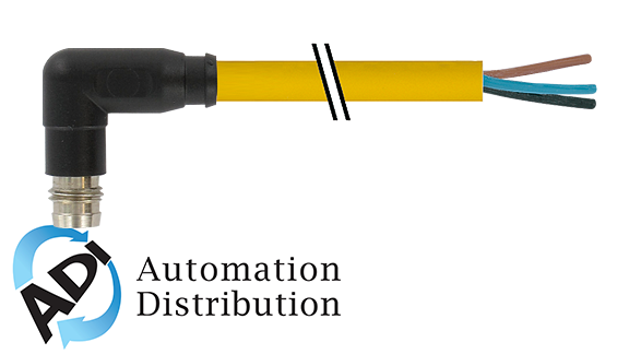 Murrelektronik 7000-08181-0500750 m8 male 90?? snap-in with cable, pur 3x0.25 ye ul/csa+robot+drag chain 7,5m