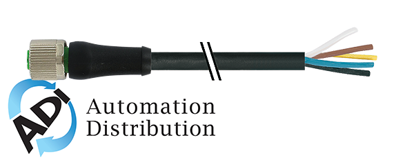 Murrelektronik 7000-P6221-7730150 m12 power s-coded female 0?? with cable, pur 4x1.5 bk 1,5m