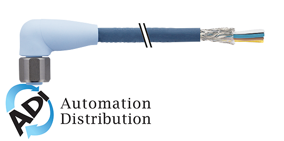 Murrelektronik 7024-13281-3720150 m12 female 90?? shielded with cable f&b pro, tpe-s 5x0.34 shielded bu robot+drag ch. 1,5m