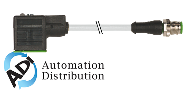 Murrelektronik 7000-40921-2250500 m12 male 0?? / msud valve plug form a 18mm, pur 5x0.34 gray, 5m