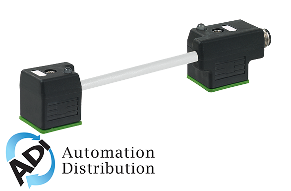 Murrelektronik 7000-41581-2360000 m12 male on rear of msud double valve plug 18mm, pur 3x0.75 gray, ul/csa, drag ch 0m