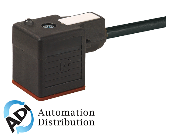 Murrelektronik 7072-18081-7540750 msud xtreme valve plug form a 18mm, pur 2x0,75 black ul/csa, drag ch 7.5m