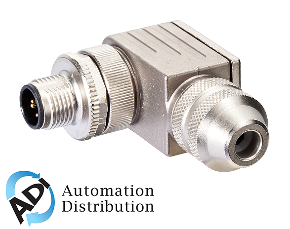 Murrelektronik 7000-14015-0000000 m12 male 90?? b coded shielded wireable screw term., 2 pole max. 0.75mm?? 6-8mm profibus
