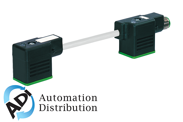 Murrelektronik 7000-41681-2360000 m12 male on rear of msud double valve plug 10 mm, pur 3x0.75 gray, ul/csa, drag ch 0m