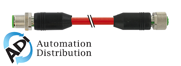 Murrelektronik 7000-44571-7920150 m12 male 0?? / m12 female, 0??, shielded, ethernet, pur 2x2xawg22 shielded rd ul/csa+dragchain 1,5m