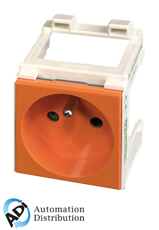 Murrelektronik 4000-72000-0150000 modlink msvd cabinet power outlets, france (ute) orange 250v ac / 16 a