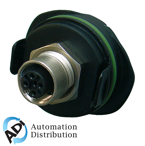 Murrelektronik 4000-69000-1080000 modlink mpv control cabinet coupling, mpv data connection insert m12, m12 (male/female) 6-pole, cube67, ip65