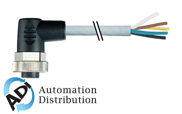 Murrelektronik 7000-78051-9650200 7/8" female 90?? with cable, pur 5x1.0 gy 2m