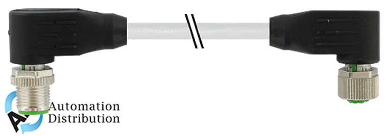 Murrelektronik 7000-48021-2920030 m12 male 90?? / m12 female 90?? 8 pole, pur 8x0,25 gray, drag ch 0.3m