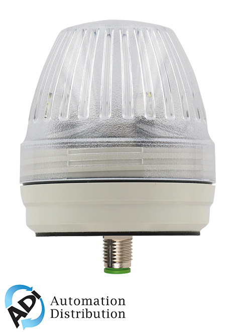 Murrelektronik 4000-75057-1315000 comlight57 led clear status light, with 4 pole m12 bottom exit, input 24vdc, protection degree ip65