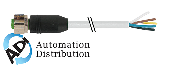 Murrelektronik 7000-19041-3020300 m12 female straight with cable, pur-ob 12x0,25 grey ul,csa+robot+drag chain 3m