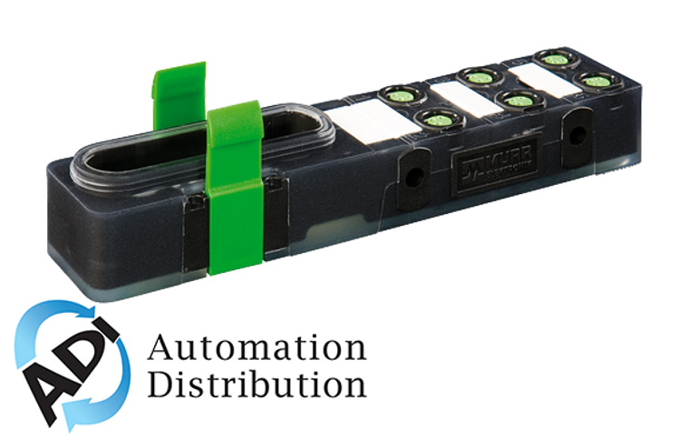 Murrelektronik 8000-86001-0000000 exact8, 6xm8, 3 pole basic housing, npn-led's, without connector cable