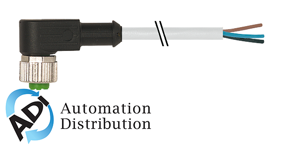 Murrelektronik 7000-12361-2252500 m12 female 90?? with cable, pur 5x0.34 gy ul/csa 25m