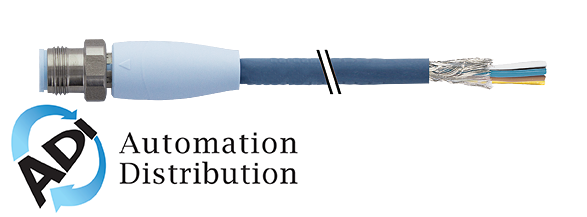 Murrelektronik 7024-13101-3721000 m12 male 0?? shielded with cable f&b pro, tpe-s 5x0.34 shielded bu robot+drag ch. 10m