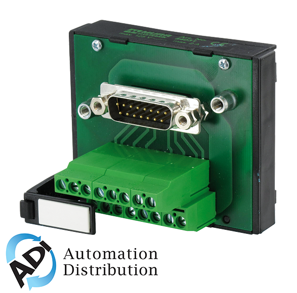 Murrelektronik 54033 sv-sub d 37st.-kl  for signal transfer, 125 vac/dc / 2 a, mounting rail / screw-type terminal