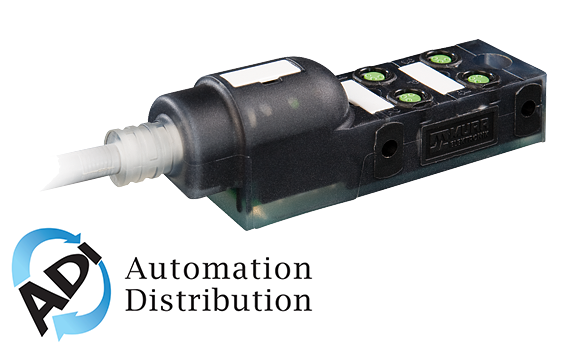 Murrelektronik 8000-84010-3340500 exact8, 4xm8, 3 pole moulded cable, 5.0m pur 4*0,34+2*0,75 exit norm.