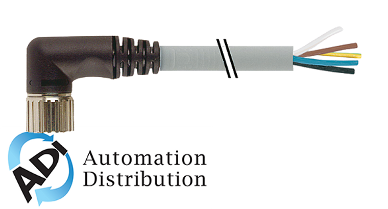 Murrelektronik 7000-23311-3630500 m23 female 90?? with cable, pur 8x0.34+3x0.75 gy+drag chain 5m