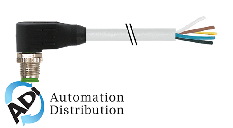 Murrelektronik 7000-17021-2922000 m12 male 90?? with cable, pur 8x0.25 gy drag chain 20m