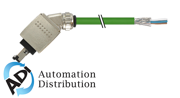 Murrelektronik 7000-74621-7960750 rj45 push pull male 45?? with cable profinet, pur 2x2xawg22 shielded gn ul/csa+dragchain 7,5m