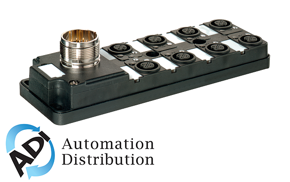 Murrelektronik 27765 mvp12-v, 8xm12, 4pole, m23 12pol. con., connector exit frontside