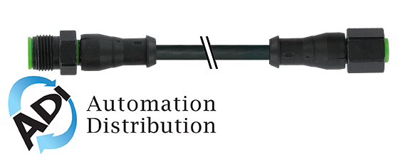 Murrelektronik 7003-40028-8281000 m12 male 0?? / m12 female 0?? sc, fep-jb 5x0,38 black fep 10m