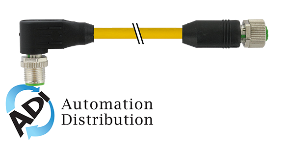 Murrelektronik 7000-48061-2911000 m12 st. 90?? / m12 female 0?? shielded, pur 8x0,25 shielded gray, 10m