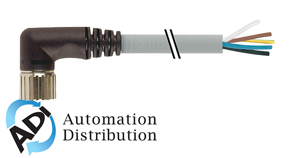 Murrelektronik 7000-23311-4481000 m23 female 90?? with cable, pur 8x0.5+3x1.0 gy ul/csa+drag chain 10m