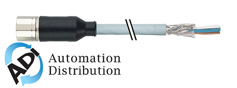 Murrelektronik 7000-23751-4010500 m23 female 0?? with cable shielded, pur 0.34+0.75 shielded gy ul/csa+drag chain 5m