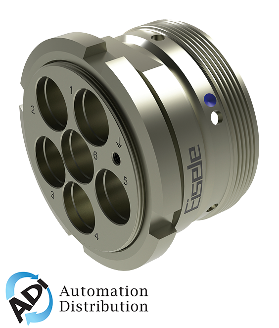 Murrelektronik M1850-060601 modl. vario 6-way fixed housing type b, nickel plated aluminum