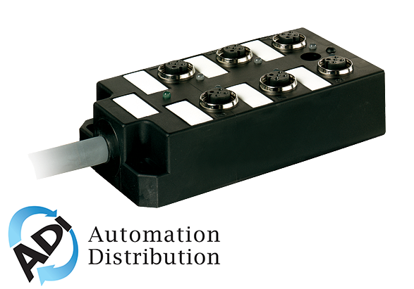 Murrelektronik 27844 passive-di0?? plastic,6xm12,5pol,pre-wired cable, 10.0m pur-jb 12*0,34+3*0,75