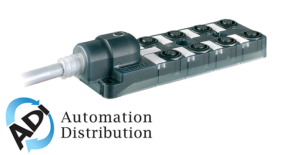 Murrelektronik 8000-88512-4521000 exact12, 8xm12, 5-pole, moulded cable, 10.0m pur 16x0,5+3x1,0, w.o. led's