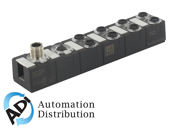 Murrelektronik 56625 cube67 i/o extension module, 16 multifunction channels, cube67 dio16 e 8xm8 4-pole