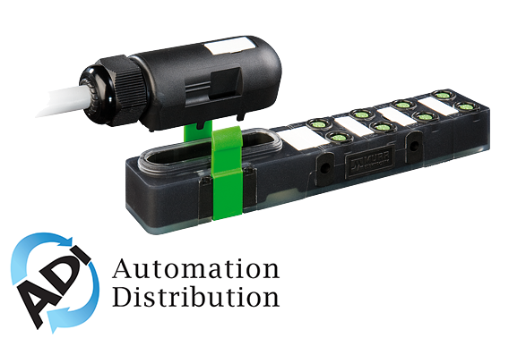 Murrelektronik 8000-88040-3591000 exact8, 8xm8, 3 pole plug. cap, spring-term., 10.0m pur 8x0,34+2x0,75, ul/csa