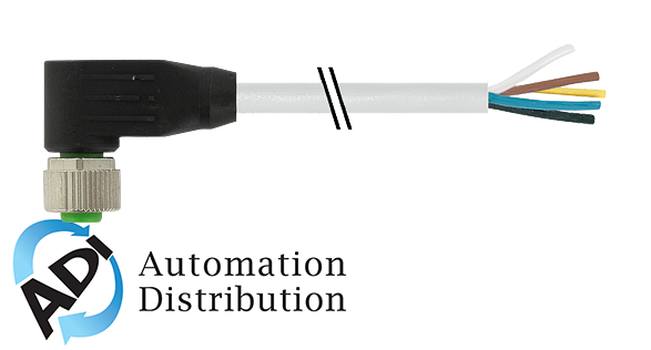 Murrelektronik 7000-17061-2955000 m12 female 90?? with cable, pur 8x0.25 gy ul/csa+drag chain 50m