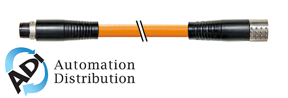 Murrelektronik 7000-P8041-P133000 mq15-x-power male 0??/mq15-x-power fem. 0?? shielded, pur 4x2,5 or ul/csa+drag chain 30m