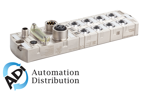 Murrelektronik 55307 mvk i/o compact module, metal, profibus dp, 16 dig in / diag., mvk-mp di8 + 8xdiagnose/di