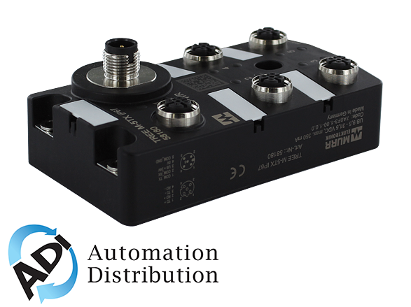 Murrelektronik 58184 tree profinet managed switch  5x10/100bt ip67  plastic m12