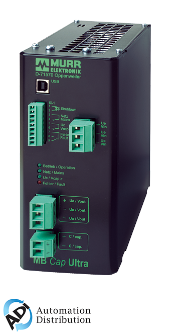 Murrelektronik 85468 mb cap ultra buffer module, in: 24vdc out: 24vdc/20a for max. 1a/320s