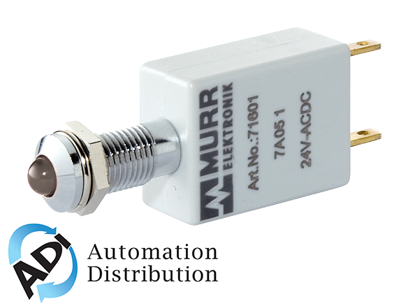 Murrelektronik 71647 led-indicator white, led 5mm - 110v ac/dc - 5ma - ip40 Pack of 10