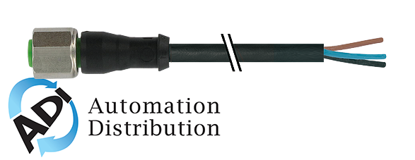 Murrelektronik 7004-12221-6140500 m12 female 0?? with cable v4a, pvc 4x0.34 bk ul/csa 5m Pack of 10