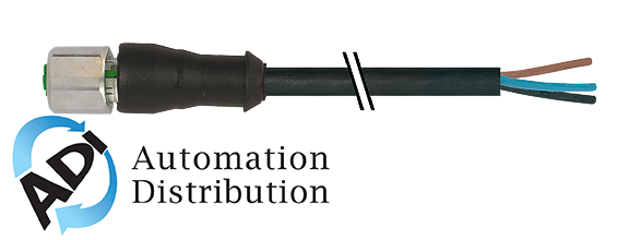 Murrelektronik 7004-12241-6151000 m12 female 0?? with cable v4a, pvc 5x0.34 bk ul/csa 10m Pack of 10