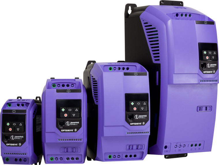 Invertek ODE-3-220105-1F42 OptiDrive E3 Economy Variable Frequency Drive - Energy Efficient, Compact Design, Intuitive LED Keypad