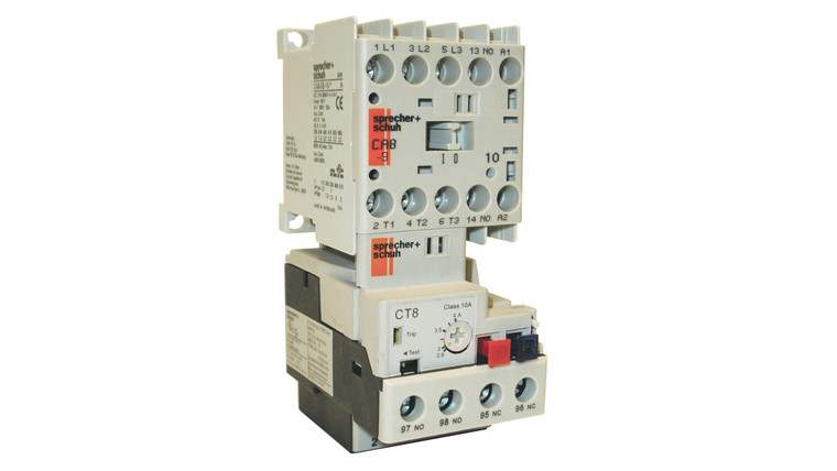 Sprecher + Schuh CAT8-09-10-208-8B63 starter 9a 208vac o/l 4.5-6.3a 031A0349000000