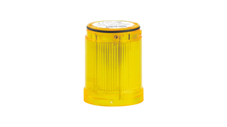 Sprecher + Schuh 751007405 MS50 Warning Tower Component Steady LED Light Beacon, Yellow, 24V AC/DC, In-line Mount (Bulb Not Included)