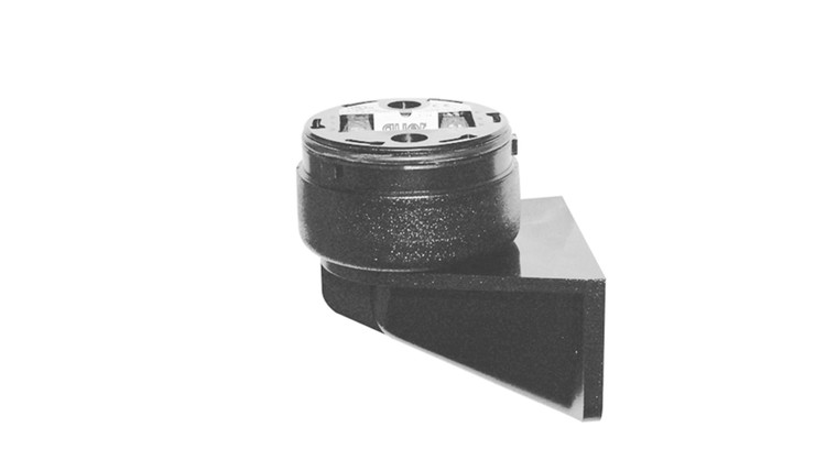 Sprecher + Schuh 790540900 Surface Base Vertical Black - MS50 Warning Tower Component VMV Base Module with External Holes
