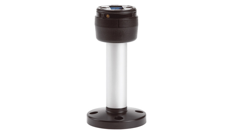 Sprecher + Schuh 790544900 Tube Base Plastic 40cm Black - MS50 Warning Tower Component with Aluminum Pole and Black Base
