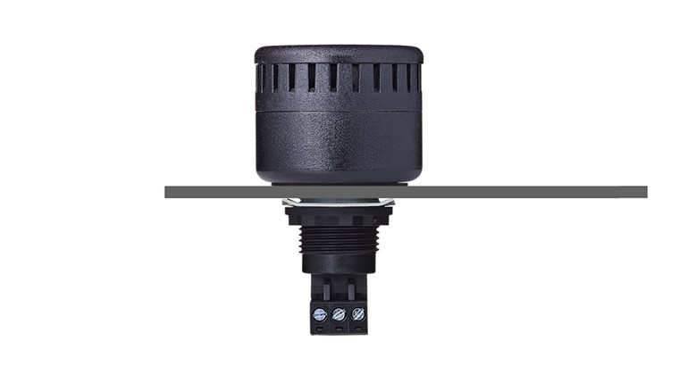 Sprecher + Schuh 813500313 Alarm ESM45 100dB Black 240VAC Panel Mount Signaling Sounder with Dual Tones and IP65 Rating