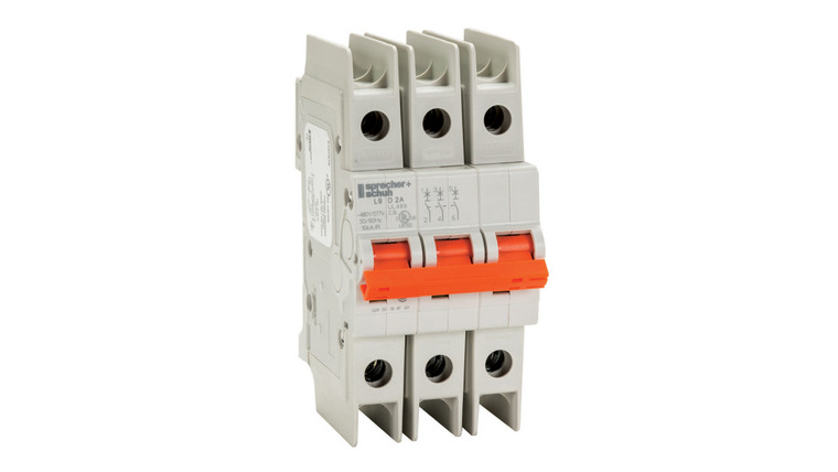 Sprecher + Schuh L9-6/3/C minicb 6a curve-c 3-pole L9-6/3/C