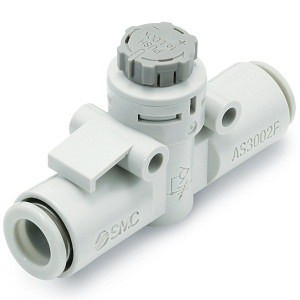 SMC AS2002F-06A-X214 AS Series Speed Controller With One-touch Fittings In-line Type